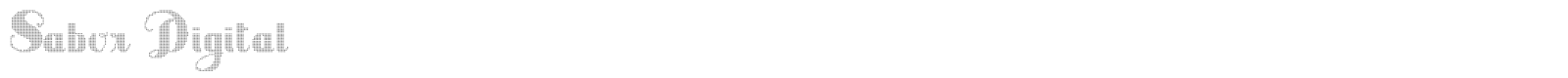 Sabor Digital font preview